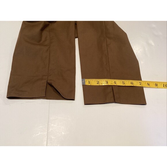 lafayette 148 new york pants 4 brown ankle slit side zipper - Picture 10 of 10